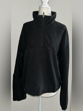 Thrive Societe | Marlow Half Zip Pullover Sweater | Size L
